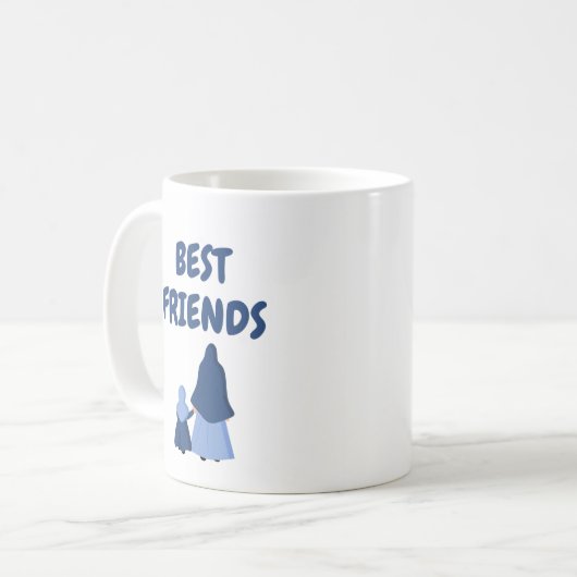Die besten Freunde Kaffeetasse (Vorderseite Links)