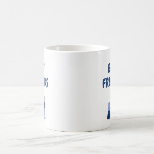 Die besten Freunde Kaffeetasse (Mittel)