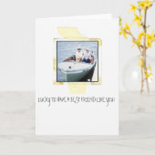 Die besten Freunde Karte (Gelbe Blume)