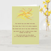 Die besten Freunde Karte (Gelbe Blume)