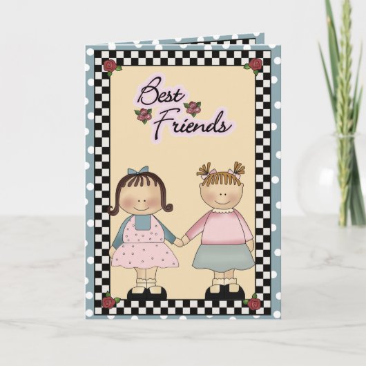 Die besten Freunde Karte (Vorderseite)