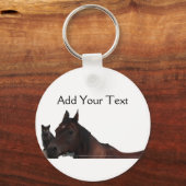 Die besten Freunde Katzenjammer und Pferdekutsche Schlüsselanhänger (Vorderseite)