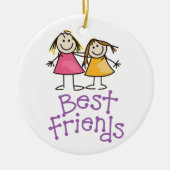 Die besten Freunde Keramik Ornament (Vorne)