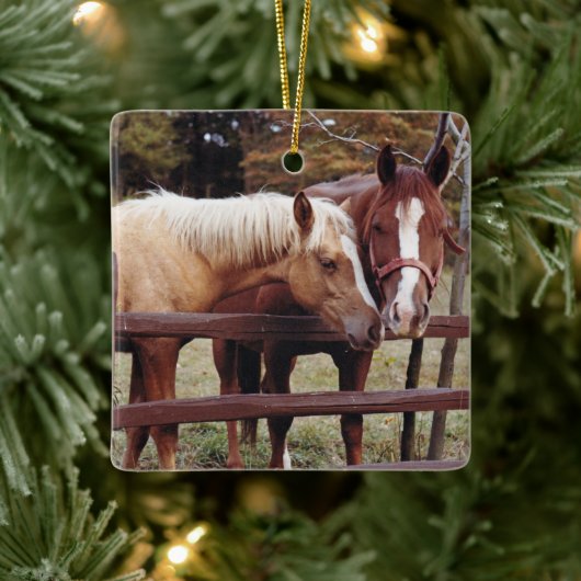 Die besten Freunde Keramikornament (Baum)