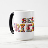 Die besten Freunde Kunst und Handwerk Kaffeemaschi Verwandlungstasse (Vorderseite Links)