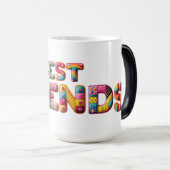 Die besten Freunde Kunst und Handwerk Kaffeemaschi Verwandlungstasse (VorderseiteRechts)