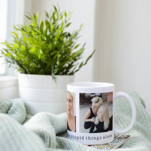 Die besten Freunde Lass dir keine lustige Foto-Tas Kaffeetasse