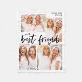Die besten Freunde | Lässiges Skript und Multi-Fot Fleecedecke (Vorderseite)