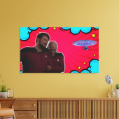 Die besten Freunde Leinwanddruck (Insitu (Wohnzimmer))