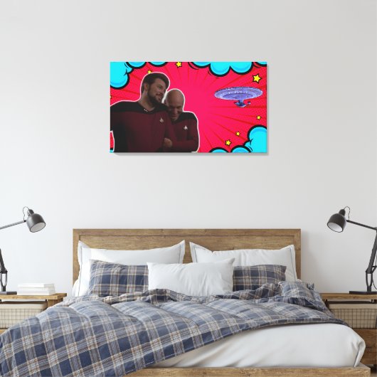 Die besten Freunde Leinwanddruck (Insitu (Schlafzimmer))