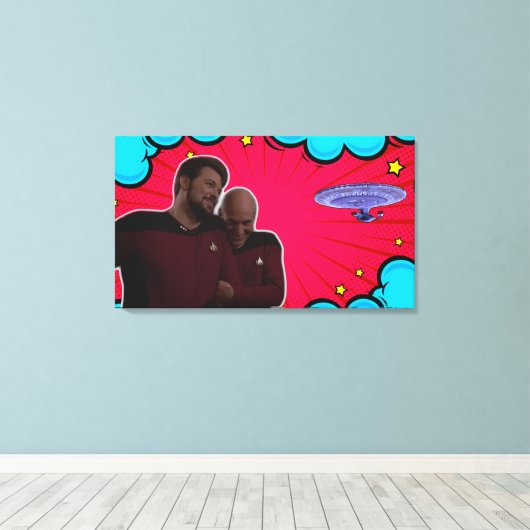 Die besten Freunde Leinwanddruck (Insitu (Holzboden))