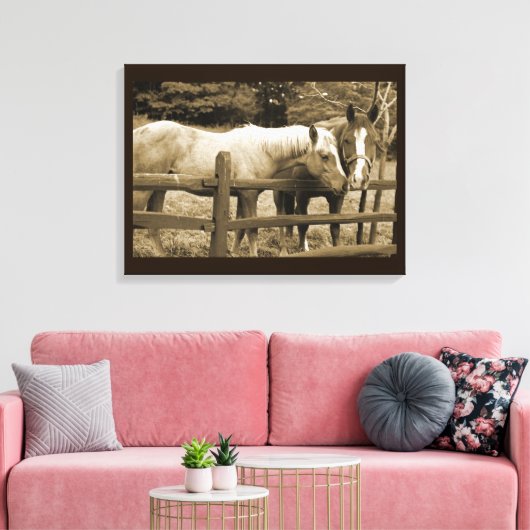 Die besten Freunde Leinwanddruck (Insitu (Wohnzimmer))