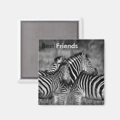 Die besten Freunde Magnet (Vorderseite/Rückseite)