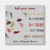 Die besten Freunde Magnet (Vorne)