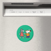 Die besten Freunde Maisy und Dotty Hold Hands Magnet (In Situ (Geschirrspüler))