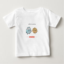 Die besten Freunde: Milch und Cookies Baby T-shirt