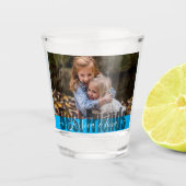 Die besten Freunde mit Individuelle Name und Foto Schnapsglas (Vorderseite)