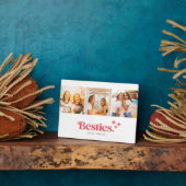 Die besten Freunde Moderne Foto Collage Plaque Fotoplatte (Seite)