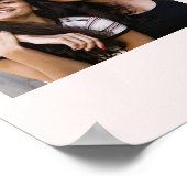 Die besten Freunde | Modernes Drei-Foto-Rost-Gitte Poster (Ecke)