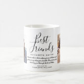 Die besten Freunde Modernes, elegantes Skriptangeb Kaffeetasse (Mittel)