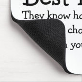 Die besten Freunde Mousepad (Ecke)