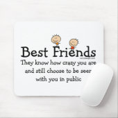 Die besten Freunde Mousepad (Mit Mouse)