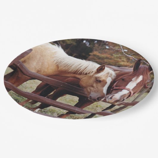 Die besten Freunde Pappteller (Schrägansicht)