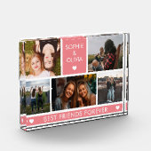 Die besten Freunde Personalisiert Fotoblock (Links)