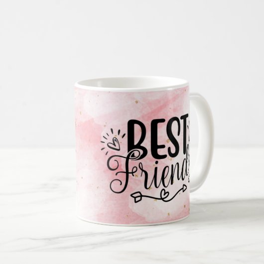 Die besten Freunde Personalisiert Kaffeetasse (VorderseiteRechts)