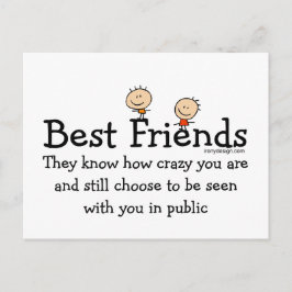 Die besten Freunde Postkarte