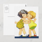 Die besten Freunde Postkarte (Vorne/Hinten)