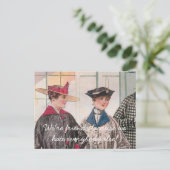 Die besten Freunde Postkarte (Stehend Vorderseite)