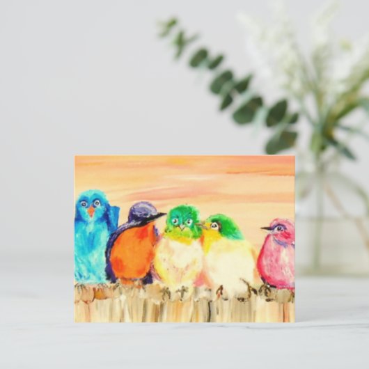 Die besten Freunde Postkarte (Stehend Vorderseite)