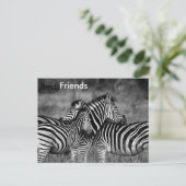 Die besten Freunde Postkarte (Stehend Vorderseite)