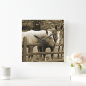 Die besten Freunde Quadratische Wanduhr (Zuhause)