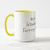 Die besten Freunde Roller Skate Forever Tasse (Links)