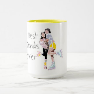 Die besten Freunde Roller Skate Forever Tasse