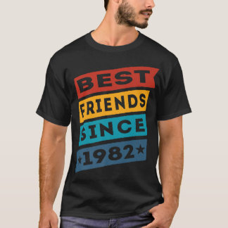 Die besten Freunde seit 1982 BESTE FREUNDIN Bestie T-Shirt