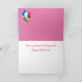 Die besten Freunde Sheep Happy Birthday Karte (Innenseite)