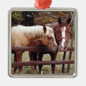 Die besten Freunde Silbernes Ornament (Vorne)