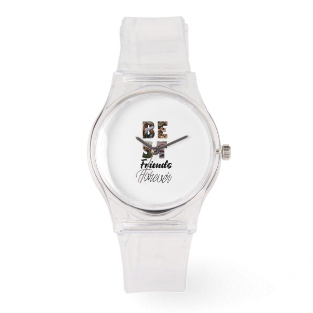 Die besten Freunde sind für immer Armbanduhr (Vorderseite)