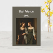 Die besten Freunde sind schwer zu finden, was das  Karte (Gelbe Blume)