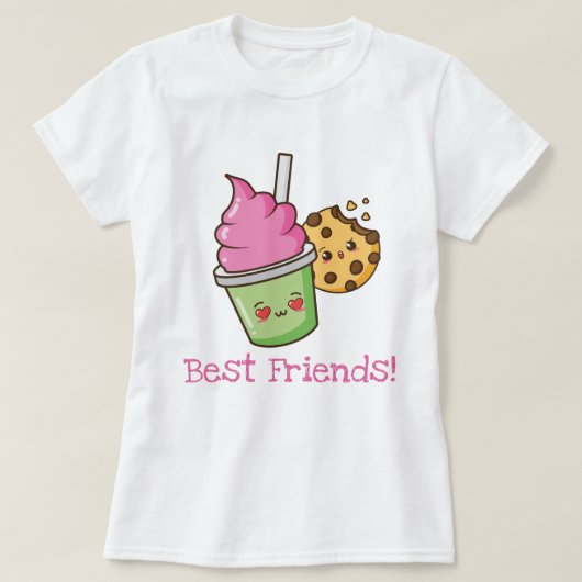 Die besten Freunde T-Shirt (Design vorne)