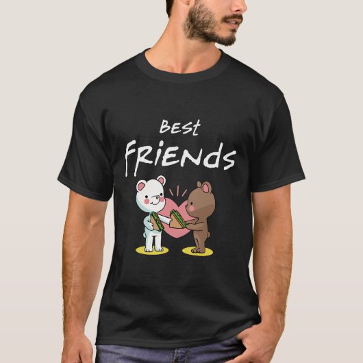 Die besten Freunde T-Shirt (Vorderseite)