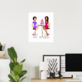 Die besten Freunde und Cucpakes Poster (Heimbüro)
