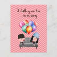 Die besten Freunde und Wein Geburtstag