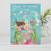 Die besten Freunde unter den Meerjungfrauen glückl (Stehend Vorderseite)