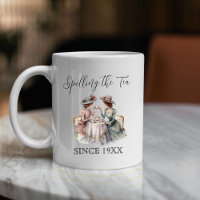 Die besten Freunde Vergnügen am Tee Tasse