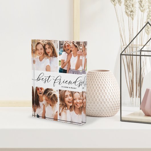 Die besten Freunde von benutzerdefinierten Text un Fotoblock