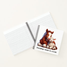 Die besten Freunde von Foal & Lamm teilen einen Be Notizblock